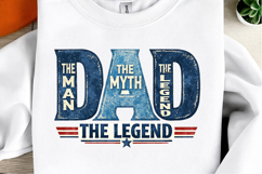 Best Dad Ever PNG Retro Sublimation Design Product Image 1