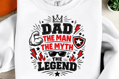 Best Dad Ever PNG Retro Sublimation Design Product Image 1