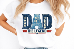 Best Dad Ever PNG Retro Sublimation Design Product Image 2