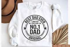 Best Dad Ever SVG &amp; PNG file, Father's Day Svg, Father's day Product Image 1