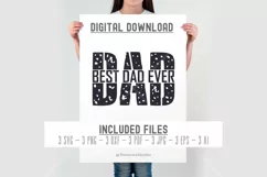 Best Dad Ever Svg - Dad Svg - Father's Day Svg - Cut Files Product Image 2