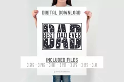 Best Dad Ever Svg - Dad Svg - Father's Day Svg - Cut Files Product Image 4