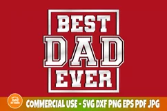 Best Dad ever svg | Fathers Day | dad's shirt svg | Dad Sign Product Image 1