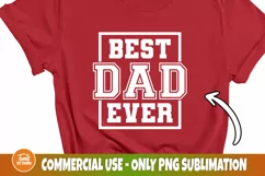 Best Dad ever svg | Fathers Day | dad's shirt svg | Dad Sign Product Image 3