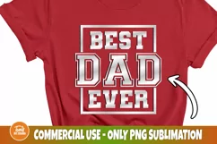 Best Dad ever svg | Fathers Day | dad's shirt svg | Dad Sign Product Image 4