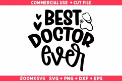 Best doctor ever SVG | Doctor SVG | Doctor Mug SVG Product Image 1