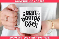 Best doctor ever SVG | Doctor SVG | Doctor Mug SVG Product Image 2