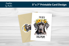 Great Dane Best Dog Mom Sticker