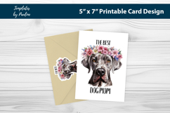 Great Dane Best Dog Mom Sticker