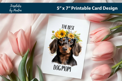 Dachshund Best Dog Mom Sticker