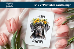Great Dane Best Dog Mom Sticker