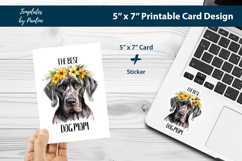 Great Dane Best Dog Mom Sticker