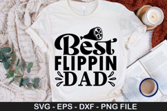 Best flippin dad - Barbecue SVG Design Product Image 1