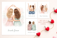 best friend card, friendship card, besties card Product Image 1