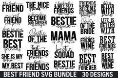 Best Friend SVG Bundle - Best Friend Design ,Best Friend SVG Product Image 1
