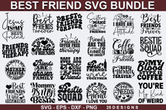 Best Friend SVG Bundle - Best Friend Design ,Best Friend SVG Product Image 1