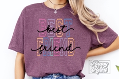 Best Friend SVG - Bestie PNG - Bachelorette - Mommy and Me Product Image 2