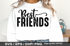 Best Friends SVG Design - Bestie Of The Bride Product Image 2
