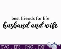 Farmhouse Friends Sign Svg, Best Friends For Life Marriage Product Image 2