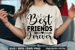 Best Friend SVG Design - Always My Mother Forever My Friend Product Image 5
