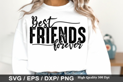 Best Friends Forever - Best Friends SVG Design Product Image 1