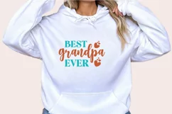 Best grandpa ever SVG, Family Quotes SVG, Grandparents SVG Product Image 3