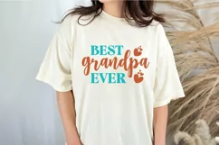Best grandpa ever SVG, Family Quotes SVG, Grandparents SVG Product Image 2
