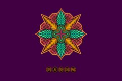 Blossom brilliance floral mandala ornaments Product Image 3