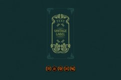 Vintage label elegant flourish ornaments Product Image 1