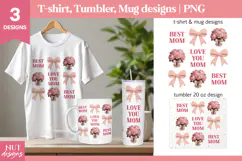 Mothers day t shirt, Bow grid, Best Mom Mothers Day quote Product Image 1