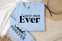 Best Mom Ever Sleeve SVG, Motherhood Sleeve SVG Product Image 3