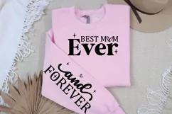 Best Mom Ever Sleeve SVG, Motherhood Sleeve SVG Product Image 2