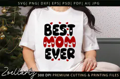 Mothers Day SVG for Cricut Mama Mummy Mom T-shirt Mug Design Product Image 3
