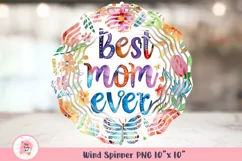 Mothers Day Wind Spinner, Door Hanger Png, Keychain Png, Car Coaster
