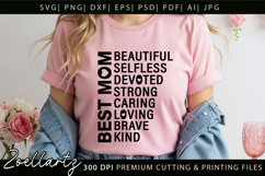 Mothers Day SVG for Cricut Mama Mummy Mom T-shirt Mug Design Product Image 2