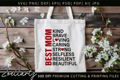 Mothers Day SVG for Cricut Mama Mummy Mom T-shirt Mug Design Product Image 4