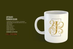 Regal vintage letter J monogram logo elegance Product Image 3