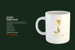 Flourishing elegance initial J letter monogram logo Product Image 4