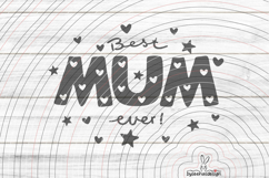 Best Mum ever Cutting file SVG DXF Product Image 2