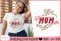 mothers day sublimation graphic