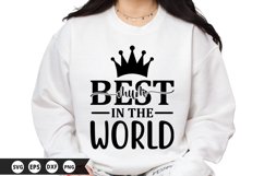 Best mum in the world - Mother&#039;s Day SVG Design Product Image 1