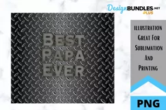 Sublimation - Tumbler - Papa - Grandfather - Best Papa Ever Product Image 2