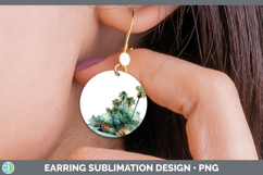 GorgeousBest Sellers 01 Alcohol Ink Round Earrings design.