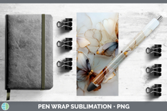 GorgeousBest Sellers 01 Alcohol Ink Pen Wrap design.