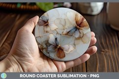 GorgeousBest Sellers 01 Alcohol Ink Round Coaster design.