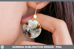 GorgeousBest Sellers 01 Alcohol Ink Round Earrings design.