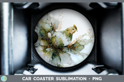 GorgeousBest Sellers 01 Alcohol Ink Car Coaster design.