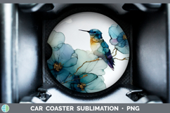 GorgeousBest Sellers 01 Alcohol Ink Car Coaster design.