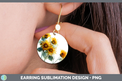 GorgeousBest Sellers 01 Alcohol Ink Round Earrings design.
