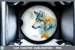 GorgeousBest Sellers 01 Alcohol Ink Car Coaster design.